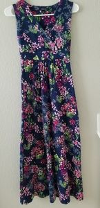 Lands end floral maxi xxs
